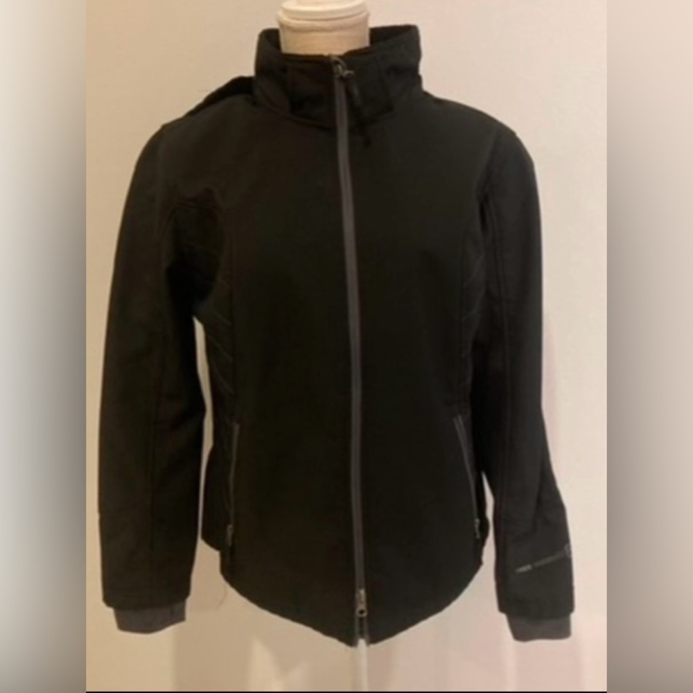 Free Country - Womens Softshell Water Resistant Hooded Jacket - Size XL - Flaw